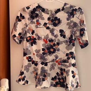 Banana republic peplum top
